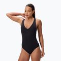 Дамски цял бански костюм Speedo Sculpture Butterfly Back anthracite
