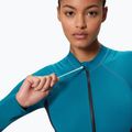 Дамски цял бански костюм Speedo Scuba Flex Zip border blue/black 4