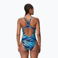 Дамски цял костюм за плуване Speedo Hyperboom Print Medalist peacoat 2
