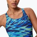 Дамски цял костюм за плуване Speedo Hyperboom Print Medalist peacoat 4