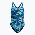 Дамски цял костюм за плуване Speedo Hyperboom Print Medalist peacoat 6