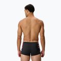 Мъжки боксерки за плуване Speedo Hyperboom Splice Aquashort anthracite/high risk red 2
