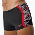 Мъжки боксерки за плуване Speedo Hyperboom Splice Aquashort anthracite/high risk red 5