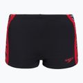 Мъжки боксерки за плуване Speedo Hyperboom Splice Aquashort anthracite/high risk red