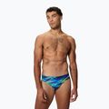 Мъжки бански тип слип Speedo Hyperboom Print Brief 2.5" peacoat/deep sapphire