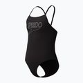 Детски цял бански Speedo Endurance+ Logo Thinstrap anthracite 3