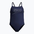 Детски цял бански костюм Speedo Endurance+ Logo Thinstrap peacoat