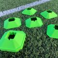 Мини конуси QuickPlay 20 конуса за обучение зелени