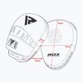 RDX Focus Pad T1 бели/черни дискове за тренировка 7