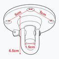 Монтаж за таван за RDX Iron Swivel Обикновена боксова чанта черна SWI-R1B 5