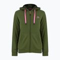 Дамска блуза с цип Navitas Lily Sherpa Hoody зелена