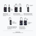 Катинар CabinZero Travel TSA Lock absolute black 2