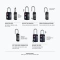 Катинар CabinZero Travel TSA Lock aruba blue 2
