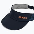 ZONE3 Олекотена състезателна козирка за бягане тъмносин/син марл/отразително сребро 3