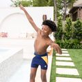 Пелена за плуване Splash About Splash Jammers SJACNYL navy/yellow 5