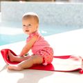 Детски бански от една част с пелена Splash About Happy Nappy Frills ягодово поле 7
