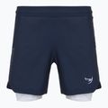 Мъжки шорти за тренировка FUMETSU Icon Dual Layer Training navy/ white
