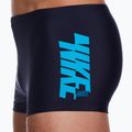 Мъжки боксерки за плуване Nike Shift Square Leg тъмно синьо NESSD638-440 8