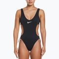 Дамски бански костюм от една част Nike Wild в черно и бяло NESSD255-001 4