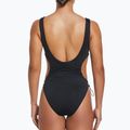 Дамски бански костюм от една част Nike Wild в черно и бяло NESSD255-001 5