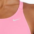 Дамски бански костюм от една част Nike Hydrastrong Solid Fastback, розов NESSA001-660 6