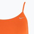 Дамски бански от една част Nike Lace Up Tie Back total orange 3