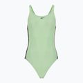 Дамски бански от една част Nike Logo Tape Fastback vapor green