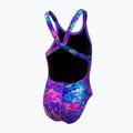 Детски бански костюм от една част Nike Hydrastrong Multi Print Fastback persian violet 2