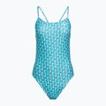 Дамски бански костюм от една част Nike Hydrastrong Multi Print Cutout blue