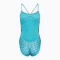 Дамски бански костюм от една част Nike Hydrastrong Multi Print Cutout blue 2