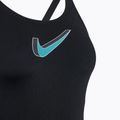Дамски бански костюм от една част Nike Hydrastrong 3D Swoosh Fastback black 3
