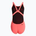 Дамски бански костюм от една част Nike Hydrastrong 3D Swoosh Fastback hot punch 2
