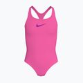 Детски бански от една част Nike Essential Racerback hyber pink