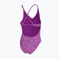 Детски бански от една част Nike Wild Lace Up в ярко лилаво 2