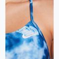 Дамски бански костюм от една част Nike Hydrastrong Cutout син 4