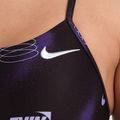 Дамски цял бански костюм Nike Hydrastrong Cutout purple 4