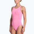 Дамски цял костюм за плуване Nike Hydrastrong Solid pink glow