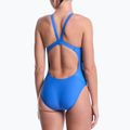 Дамски цял бански костюм Nike Logo Tape Fastback blue crystal 3