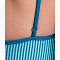 Дамски цял бански костюм Nike Ocean Bound Ripple Texture Square Neck bleached turquoise 4
