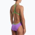 Дамски цял бански костюм Nike Hydrastrong Logo Graphic T-Back bright violet 3