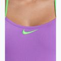 Дамски цял бански костюм Nike Hydrastrong Logo Graphic T-Back bright violet 4