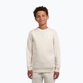 Детски суитшърт New Balance Brush Back Small Logo Crew timberwolf