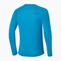Мъжка блуза за бягане с дълъг ръкав Mizuno Active Dryaeroflow blue jewel 2
