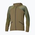 Мъжко яке за бягане Mizuno Active Alpha Hooded Jacket martini olive