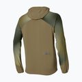 Мъжко яке за бягане Mizuno Active Alpha Hooded Jacket martini olive 2