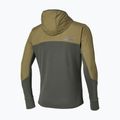 Мъжко яке за бягане Mizuno Active Warmalite Hybrid Full Zip Hooded Long Sleeve Top forest night 2