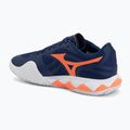 Мъжки обувки за тенис Mizuno Wave Enforce Tour 2 CC beacon blue/white/lava orange 3