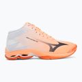 Обувки за волейбол Mizuno Wave Lightning Pro Mid flamingo coral/carbon/white 2
