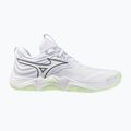 Дамски обувки за волейбол Mizuno Wave Momentum Elite white/balsam green/ambrosia