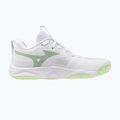Дамски обувки за волейбол Mizuno Wave Momentum Elite white/balsam green/ambrosia 2